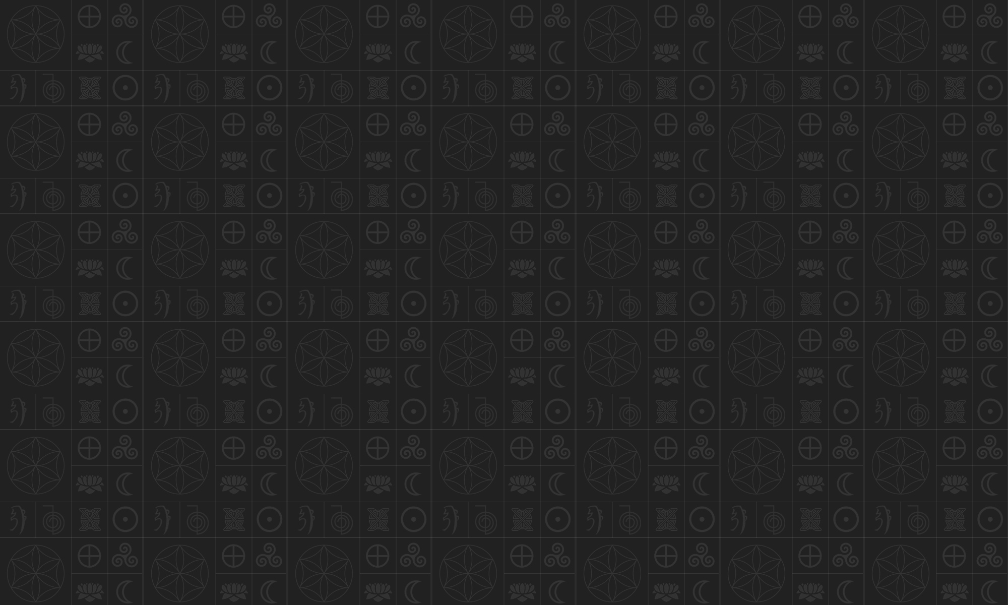 Sacred, healing and celestial symbols